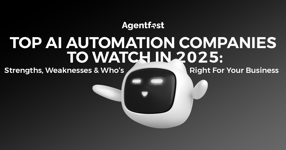 Top AI Automation Companies To Watch In 2025