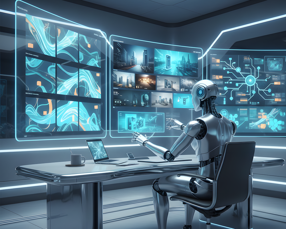 AI Creative Design and Automated Visual Content Production